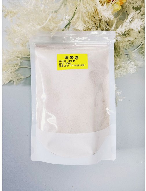 백봉령가루분말 500g 대용량 국산 마사지 팩 기타 재료활용, 1개