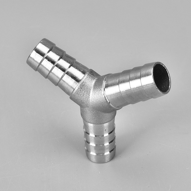 6mm 8mm 10mm 12mm 13mm 14mm 15mm 16mm 19mm 20mm 호스 바브 티 Y T L 유형 3 방향 304 스테인레스 스틸, Y-Type, 1개