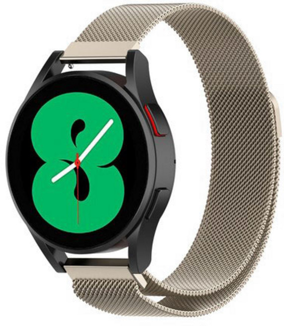 루아러블 갤럭시워치 호환 밀레니즈 메쉬 마그네틱 메탈 스트랩, 스타라이트, 1개