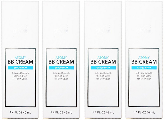 애터미 비비크림 40ml X 4개 세트 SPF30 PA++ + 포켓물티슈 증정