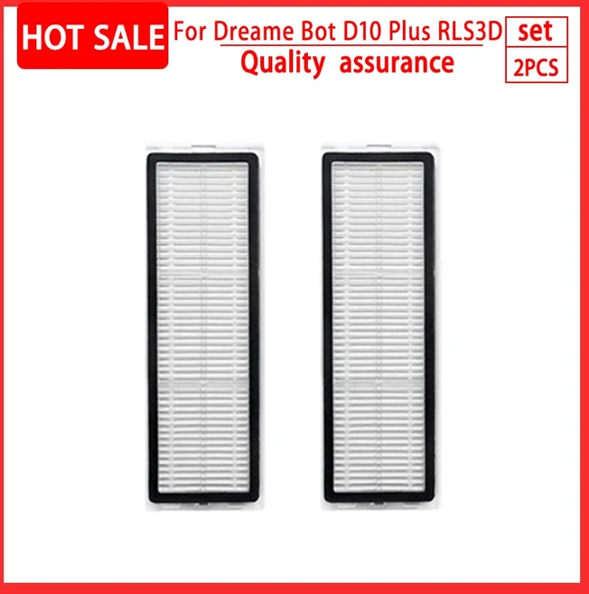 Dreame Bot D10 Plus RLS3D 로봇 청소기 Hepa 필터 메인 사이드 브러시 먼지 봉투, 19 2PCS