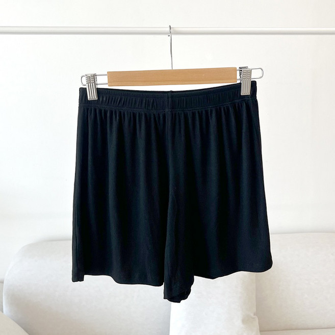 엘라운지 1+1 실키레이온 찰랑 파자마 반바지 2P