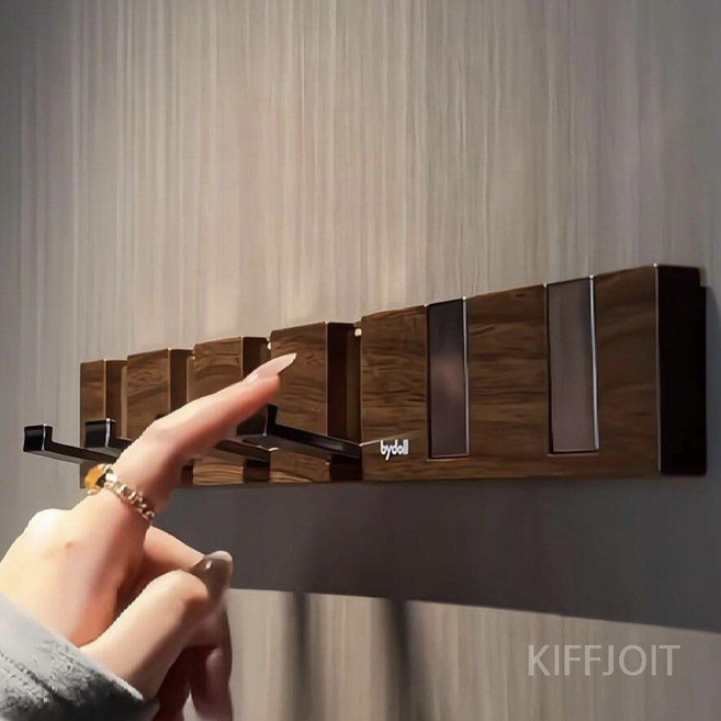 제니오숲 벽부착옷걸이 피아노키모양걸이