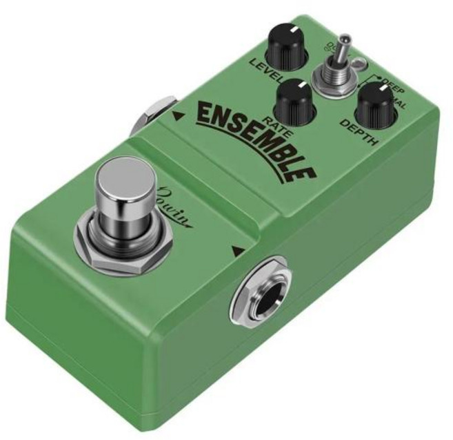 Rowin 나노 트릴 페달 트레몰로 효과 기타 페달보드용 슈퍼 미니 이펙터 악기 액세서리, 1개