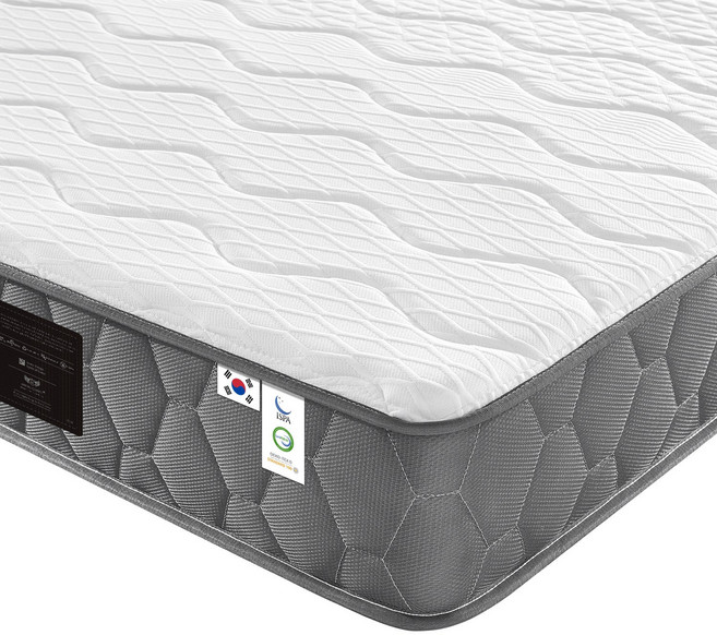 ANGEL QUEEN 프리미엄 무음 포켓 독립스프링 롤팩 매트리스 침대 바닥 간편설치, 20cm, 중간 단단함