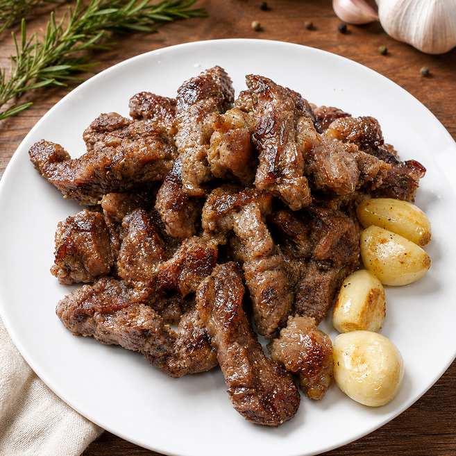 미식한상 육즙폭발 모둠 소고기 구이용 1kg (갈비살+안심살+업진살+우삼겹+척아이롤), 1개, 1000g