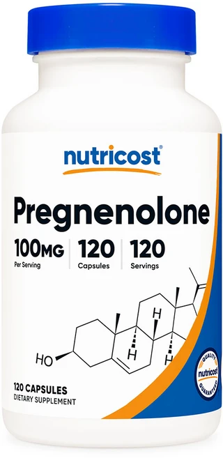 뉴트리코스트 프레그네놀론 100mg 120캡슐, 100 mg, 1개, 120정 - 쿠팡