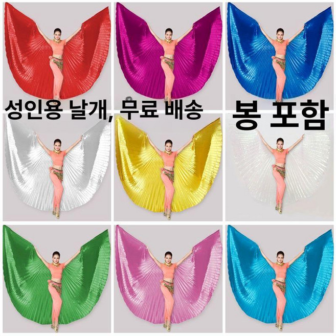 벨리댄스 윙 이시스 LED 소품 공연복 카니발
