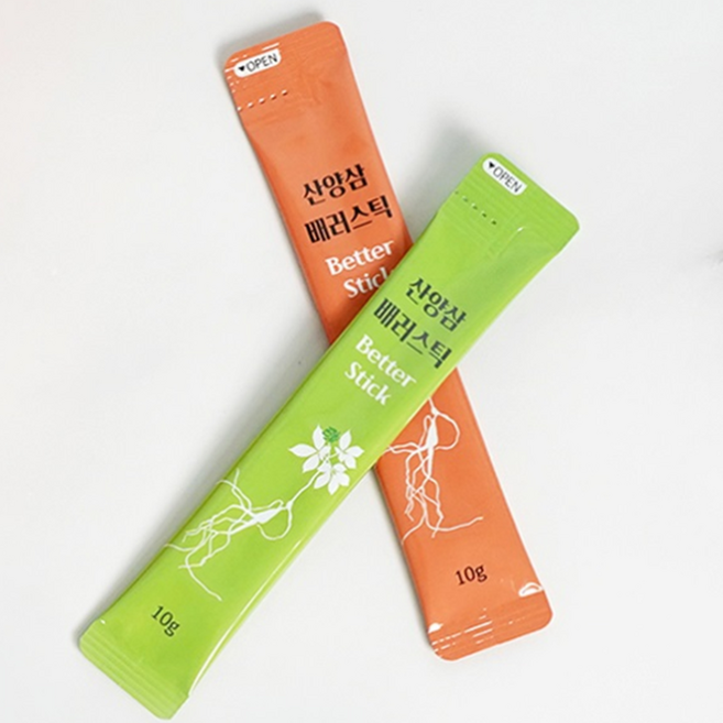 도라지 산양삼 벌꿀 꿀 스틱 추석 설날 명절 고급 부모님 시댁 선물, 배러스틱(허니), 1개, 300g