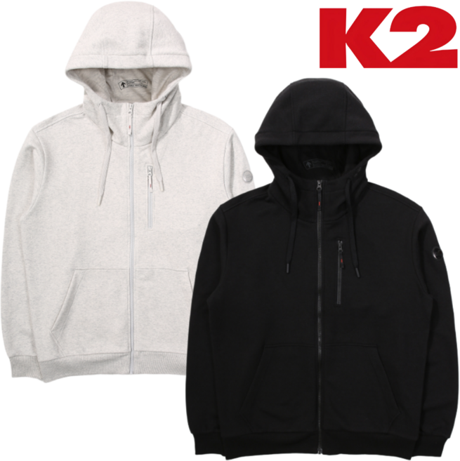 [정상가: 199 000원] K2 남성 후디 자켓 기능성 공기 주입 목베개 후드 쭈리 겉감 캐쥬얼 집업 간절기 일상 등산 산행 운동 골프 캠핑 아웃도어 상의 점퍼