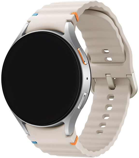 스페이스쉴드 갤럭시 워치 호환 날개형 스트릿 엣지 실리콘 스트랩 20mm, 스타라이트, 1개