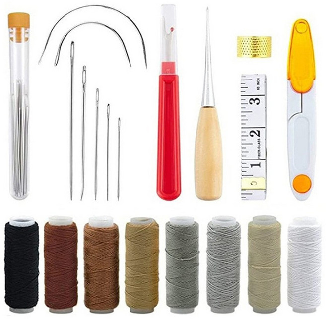 아띠꼴로 가죽공예 공구 도구 재료 가죽공방 자재 DIY 세트, A세트, 1세트