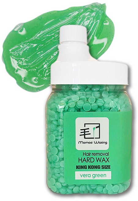 모모스왁싱 베라그린 대용량 하드왁스 모든 부위용, 1개, 400g