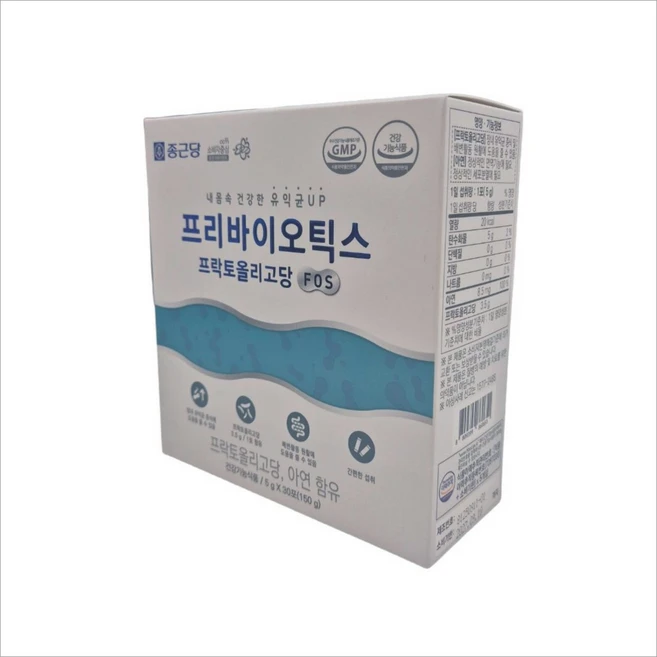 갈락토올리고당 프리바이오틱스 FOS 프락토올리고당 종근당 프리바이오틱스 프락토올리고당, 5g, 1개 - 쿠팡