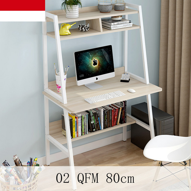 뉴타임즈13 컴퓨터탁상용 책상 이케아 경제형 가정용간이 책상 학생 글씨 쓰는 조합 XT15 A18, 02 QFM 80cm