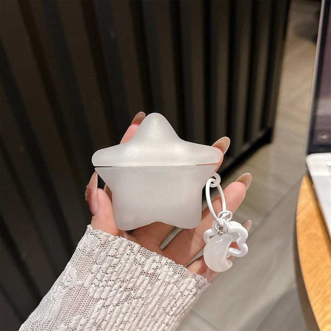 삼성 버즈3 / buds3 PRO 이쁘고 신기한 야광별 실리콘 케이스 키링 청소키트 증정, 1개, 0, 버즈4 / 버즈4 프로