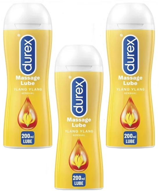 호주 듀렉스 플레이 윤활유 마사지 2 in 1 센슈얼 친밀한 윤활제 및 마사지 젤, 3개, 200ml - 쿠팡