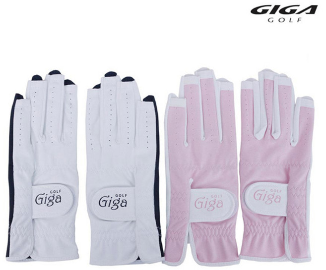 기가골프 여성 오픈네일 양손 골프장갑 (GA-7312L), 핑크, 1개