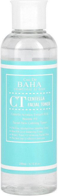 Cos De BAHA CT 센텔라 페이셜 토너 200ml(6.76fl oz) BAHA (코스드바하), 1개, 200ml