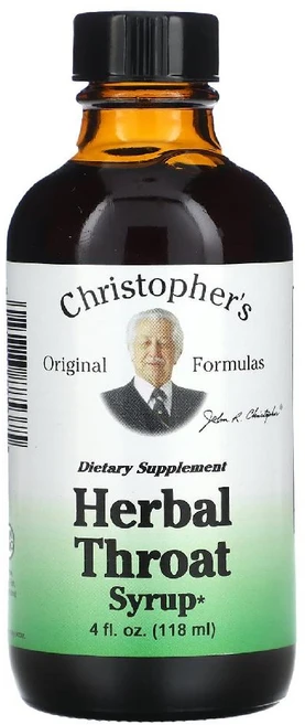 크리스토퍼오리지널포뮬라 허브 쓰롯 시럽 Herbal Throat Syrup 118ml, 1개 - 쿠팡
