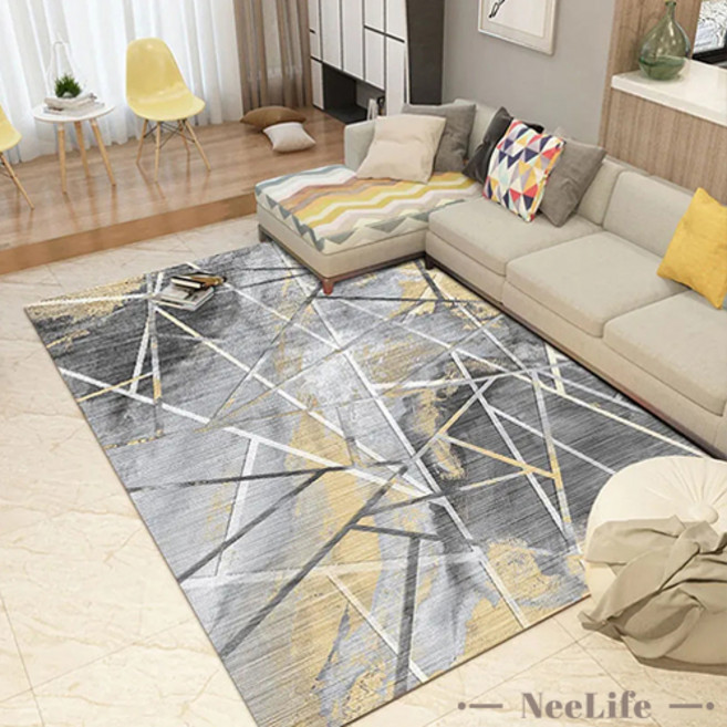 니라이프 북유럽 모던 거실 러그 특대형 사계절 침실 러그