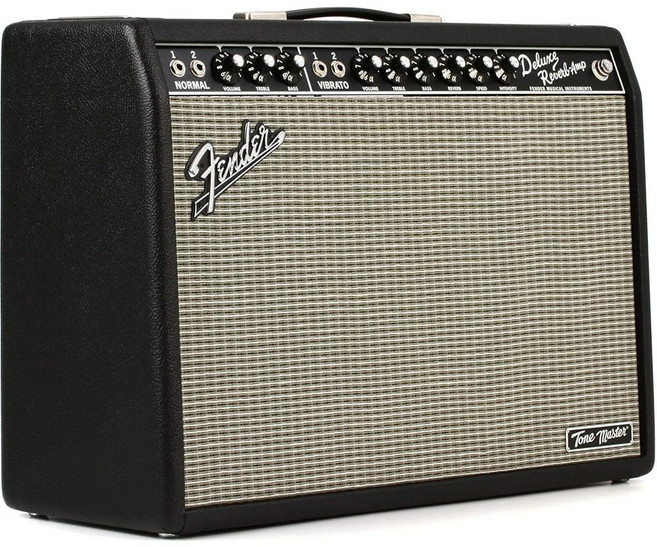 펜더 톤 마스터 프린스턴 리버브 기타 앰프 블랙, Deluxe Reverb, Black, with Amperstand Guitar Cradle, 1개