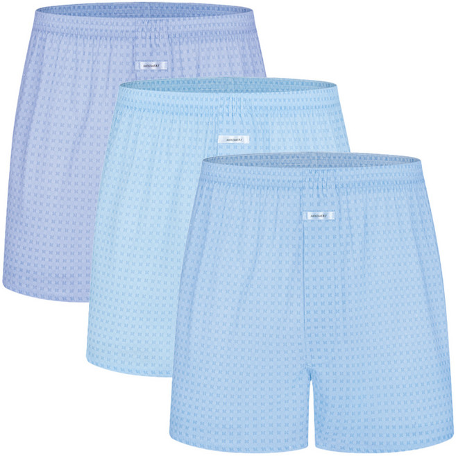 BYC 모시메리 박서 트렁크팬티 3매입 / 시원하고 통풍성이 좋은 모시메리 트렁크 남자팬티