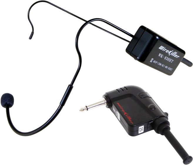 별도의 벨트펙이 필요없는 국산 넥스컴 충전식 강의용 교회용 공연용 행사용 헤드셋 무선마이크 WK930HT-S