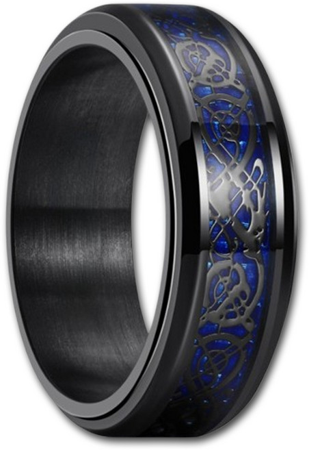 민크 드레곤 360 회전 티탸늄 스틸 316L 써지컬반지