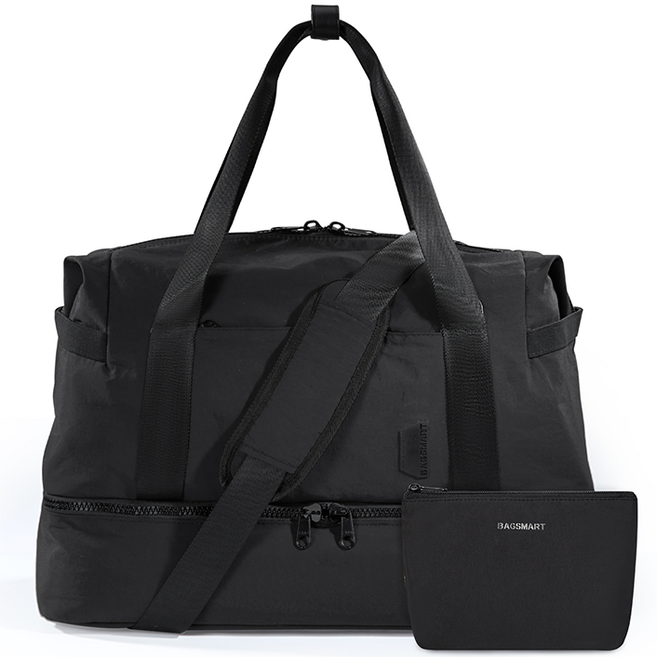 BAGSMART 여행용 보스턴백 대용량 신발분리 더플백 캐리어 결합 가방