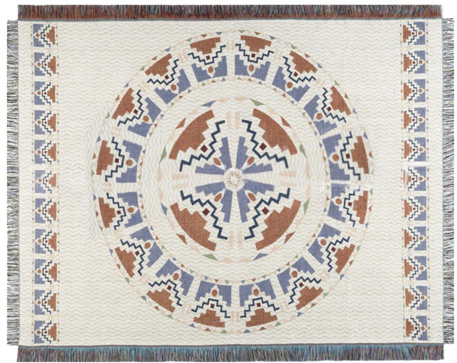 타닥 에스닉 블랭킷 캠핑 러그 소파 블랭킷 담요, 090 x 090cm, 1개, 드림 위브