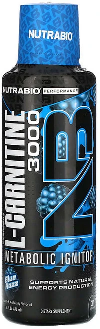 NutraBio LeanShots l-카르니틴 3000 블루 라즈 맛 473ml(16fl oz) NRB-21961, 1개, 473ml - 쿠팡
