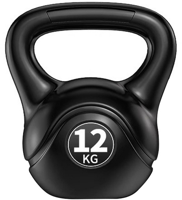 壺鈴, 黑色, 1個, 12kg