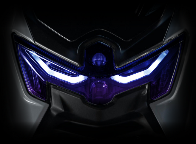 야마하 엔맥스 125/155 2025 그라데이션 라이트필름, 1세트, 미드나잇퍼플