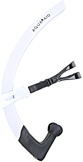 AQA-5500 센터스노클 화이트블랙 레귤러, 레귤러-화이트블랙