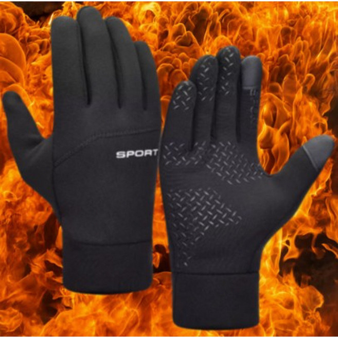 스포츠 방한 기모 발열 장갑, 1개, 500g