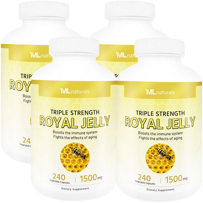 [미국빠른직구] 마이라이프 내추럴스 로열제리 1500mg 240정 4병, 4개