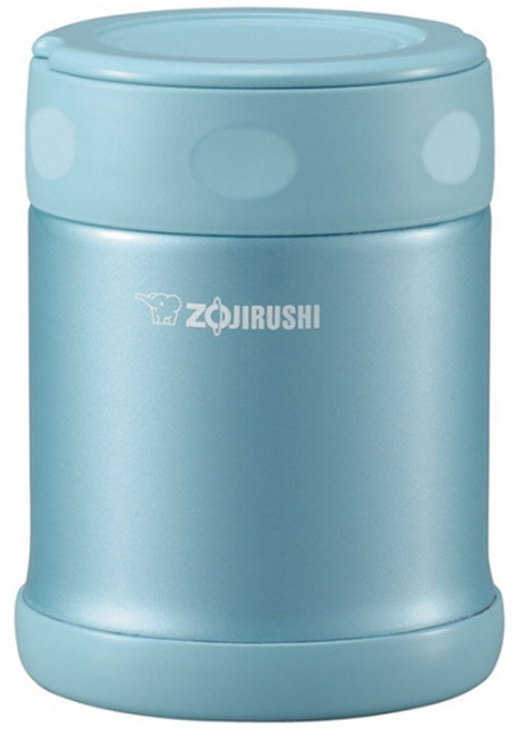 조지루시 죽통 푸드자 SW-EAE35 350ml 보온보냉 아기 이유식 도시락 국통, 아쿠아블루(AB), 1개