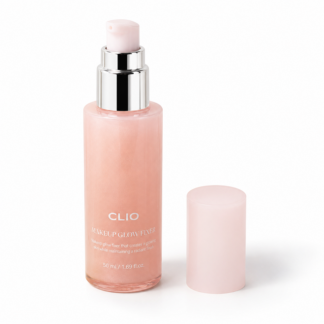 [픽서 1위]++ 클리오 메이크업 글로우 픽서 핑크빛광채, 1개, 50ml