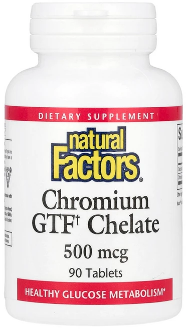 네츄럴펙터스 2개X 크로뮴 GTF 킬레이트 500mcg 90정, 2개 - 쿠팡