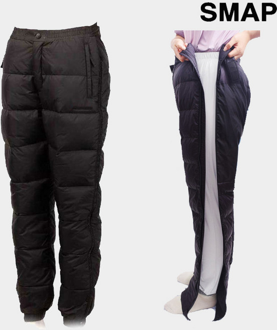 스맵 new 구스다운 거위털 바지팬츠 등산 다운패딩