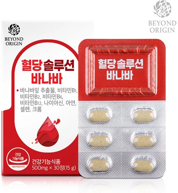 대원제약 혈당솔루션 바나바 30정, 3개 - 쿠팡