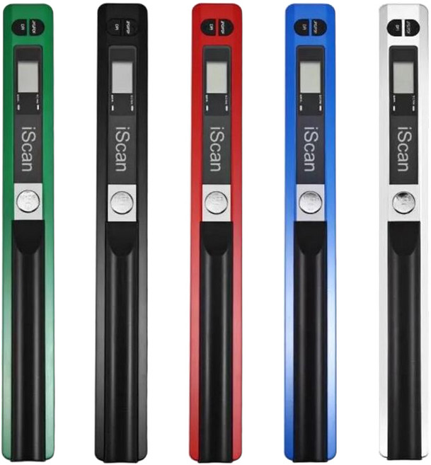 iscan 휴대용 문서 리더기 고화질 A4 핸드 스캐너 990DPI 무선 블루투스, 실버