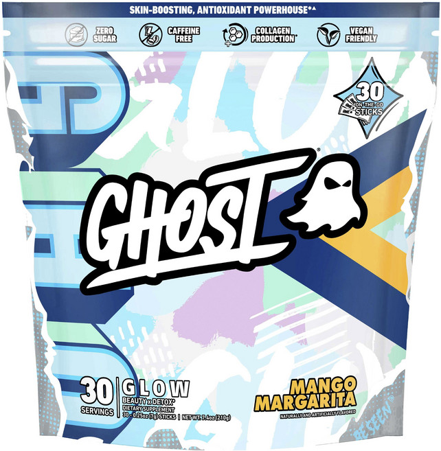 GHOST DRINK Glow 芒果瑪格麗特 30入, 1個, 210g