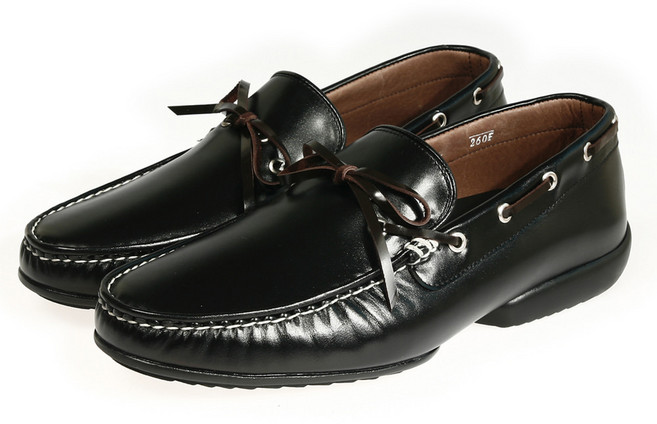 RHJ-54-53-1 블랙 남자로퍼 소가죽로퍼 남성캐쥬얼구두 국내제작 해피슈즈