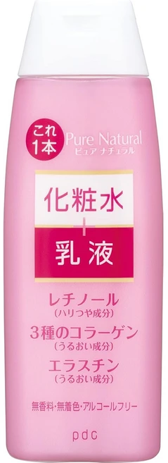 pdc 퓨어내츄럴 에센스 로션 리프트 210ml x 2개 레티놀 콜라겐 - 쿠팡