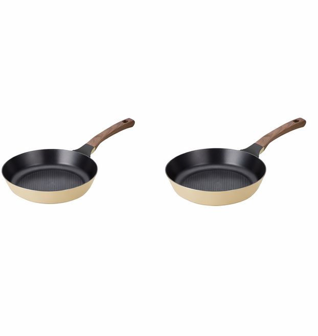 PN풍년 마레 카놀리 IH 리저브 인덕션 사각팬/프라이팬/궁중팬 2종세트, 1세트, 28cm프라이팬+30cm궁중팬, 오트밀
