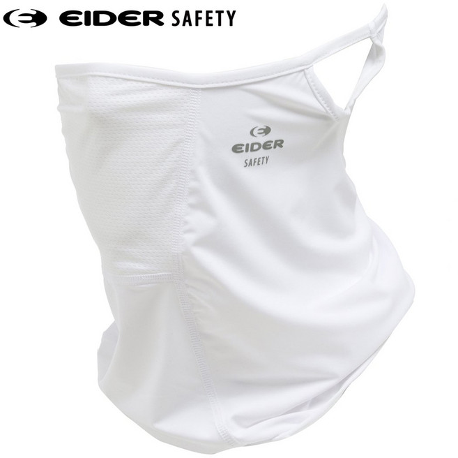 아이더세이프티 쿨링 넥마스크 귀걸이형 넥스카프 멀티스카프 목토시, 화이트, 1개