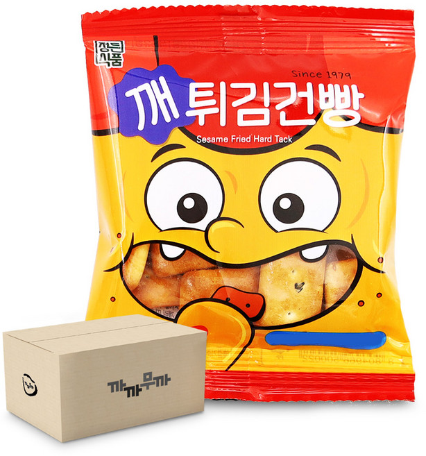 정든식품 깨튀김건빵 30gX100개(한박스), 100개, 30g