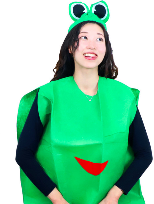 23 할로윈 역할놀의 의상, 1개, 05_동물 코스프레 컨셉 의상 (개구리)